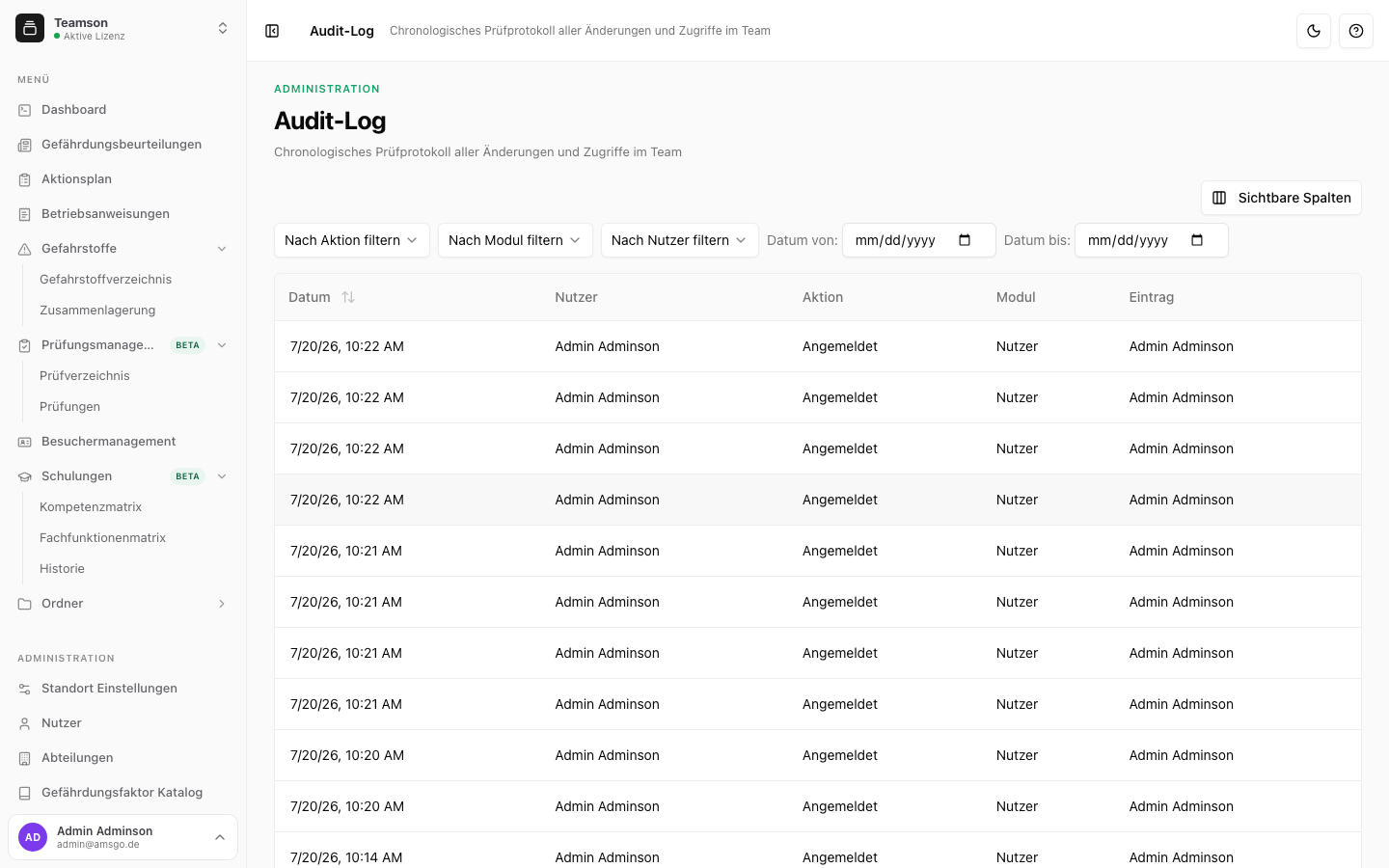 Audit-Log