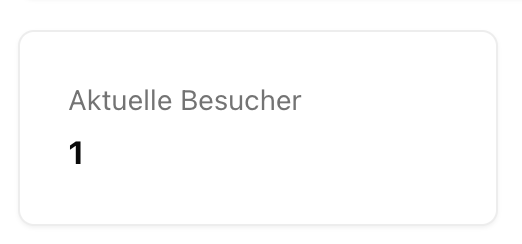 Besucher Anzahl