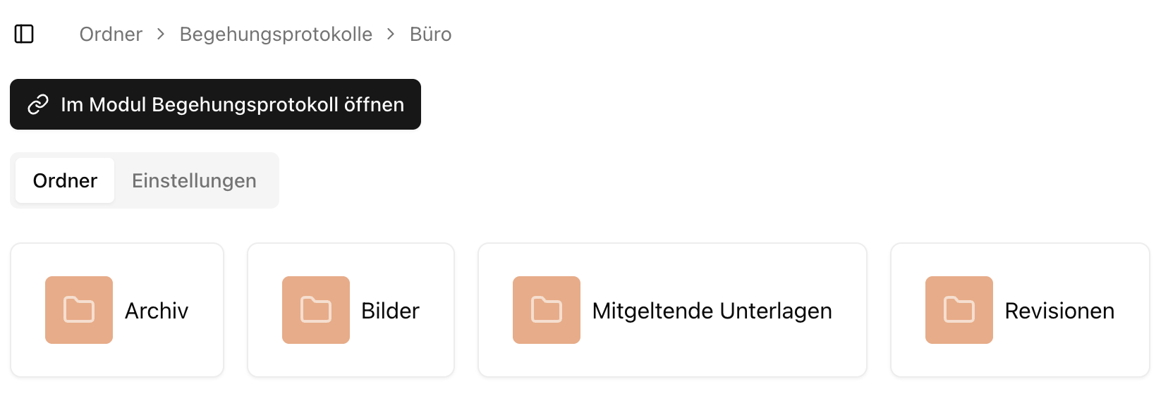 Begehungsprotkoll Ordner
