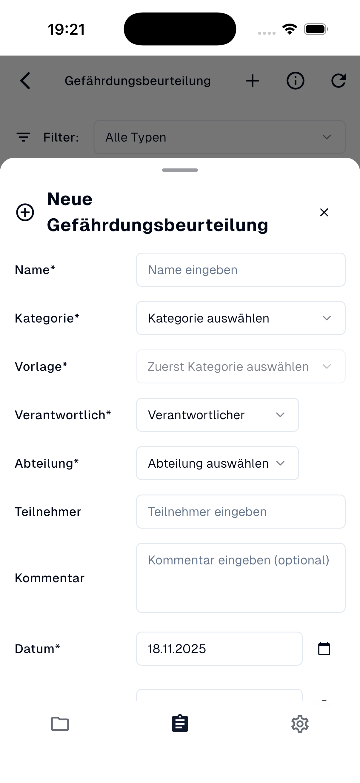 Neue Gefährdungsbeurteilung